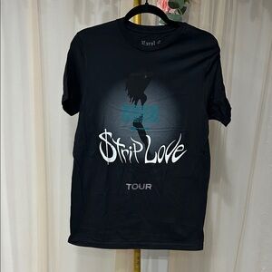 Strip Love Tour Black T-Shirt